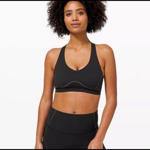Lululemon Special Edition Arise Sports Bra - Black and Gold